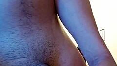 gay guy explores urethra sounding in intimate session