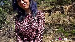 Just caught this amateur couple banging outdoors on voyeur cam