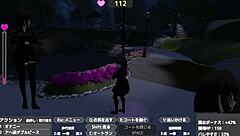 Celeca Exposes in Naked Coat