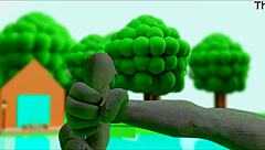 Intense Claymation Masturbation