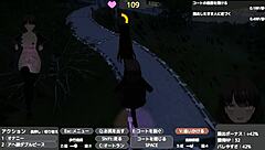 Celeca Exposes in Naked Coat