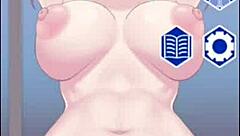 Huh, so I messed up again in Ouro Player finale with this curvy hentai babe!