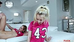 Penalty Gangbang! Watch Her Take Rough Pounding From Horny Crew