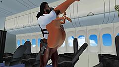 So, this black cop searched and drilled a muslim woman mid-flight.