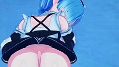 innocent rem turns into such a naughty maid in re zero