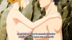 可愛い金髪チカがビーチで晴れた日を満喫するヘンタイ物語