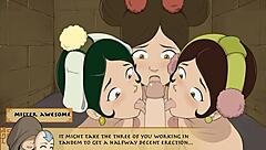 I review the four elements trainer game, focusing on all its porn scenes.