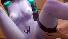 overwatch hentai fans dive into this wild anal creampie compilation