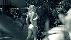 wow, blonde chick aubrey addams blows and rides cock like a pro poolside! 🔥