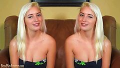 damn! big boobs teen hottie goes crazy wild on a casting couch for kicks