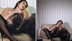 Mai Mao's Erotic Striptease with Up-Close Hairy BTS View