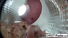 Shower Fun with Christy Dahlia and Ivan Rocks
