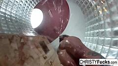 Shower Fun with Christy Dahlia and Ivan Rocks