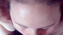 Cum All Over Slutty Girlfriend's Tits From Monster Cock.