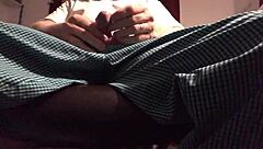 Gay Man Strokes His Cock