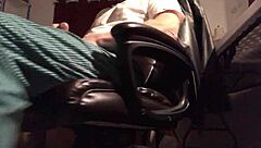 Gay Man Strokes His Cock