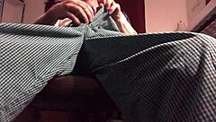 Gay Man Strokes His Cock