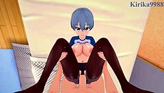 hana uzaki and tsuki uzaki dive into intense pov sex in uzaki-chan hentai