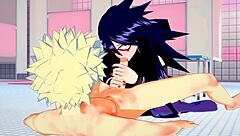 my hero academia hentai: bakugou katsuki and namuri kayama in wild scenes.