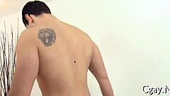 Brawny gay studs dominate with raw power in intense action scenes