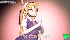 Maid Dragon Tohru In Naked 3D Cartoon Hentai