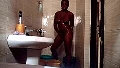 Shower time with sweet Kuzy