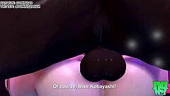 Maid Dragon Tohru In Naked 3D Cartoon Hentai