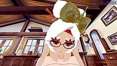 purah gets intense sex in zelda hentai! 🔥