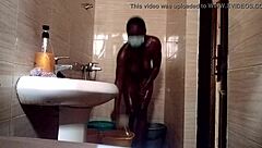 Shower time with sweet Kuzy