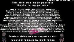 Soft girlfriend lewdfroggo animation ai upscaled in hentai style