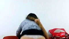 peruvian prostitute bends over in lingerie for doggystyle licking