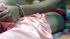 Kavita's Emotional Webcam Moment Removing Her Dress as Indian Milf