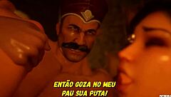 Jane's Secret Unveiled in Animated Deepthroat Group Action