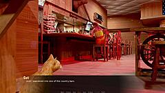 redhead lesbian dives into hairless pussy at erotic theater