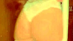 latina girl shows her big ass and small tits in sexy display