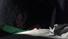 beautiful fast food visitor sucks cock at worker's station