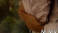 Hey, watch this amateur girl masturbating before getting nailed in pov brunette action