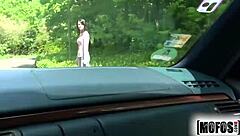 Belle Claire Stranded Teen Gets Hardcore Cumshot