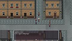 Detective Girl Exposes Small Tits To Old Man In Steam City! Photo Taken!