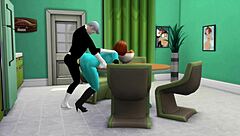 Danny Phantom Drills His Mom In Wild Sims 4