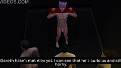 gareth returns and fucks all his housemates in group ass action