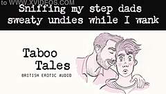 He Couldn't Resist Sniffing His Stepdad's Underwear in Erotic Audio
