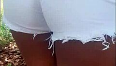 Emotional Moment When Bunduda Funk Dancer Offers Her Tight Ass in Outdoor Park