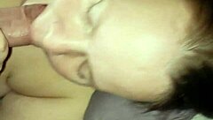 Intense face fucking stretches her tight pussy