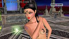 Hey, wanna see this Indian teen girl in 3D cartoon porn showing off sexy poses?