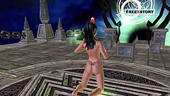 Hey, wanna see this Indian teen girl in 3D cartoon porn showing off sexy poses?