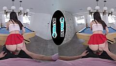 Wetvr pool table tease fuck vr porn with april valentino 😍