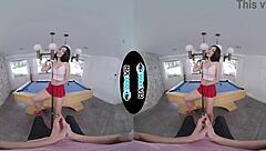 Wetvr pool table tease fuck vr porn with april valentino 😍