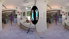 Wetvr pool table tease fuck vr porn with april valentino 😍