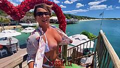 Polish Blonde Bent Over Anal Fuck